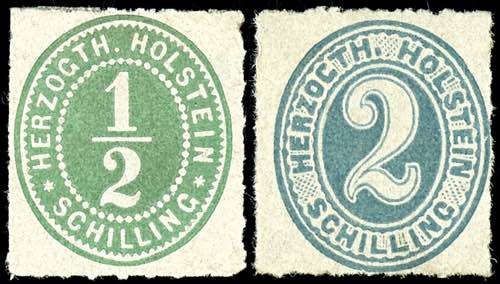 Schleswig-Holstein 1 1/4 S and 1/2 ... 