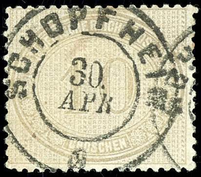 German Reich 10 Groschen numerals, ... 