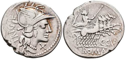 Coins Roman Republic C. Curiatius ... 