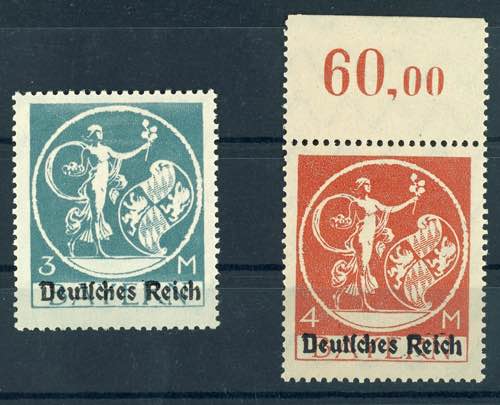 Deutsches Reich 3 und 4 Mk. ... 