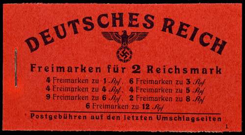 Stamp Booklet Adolf Hitler (1941), ... 