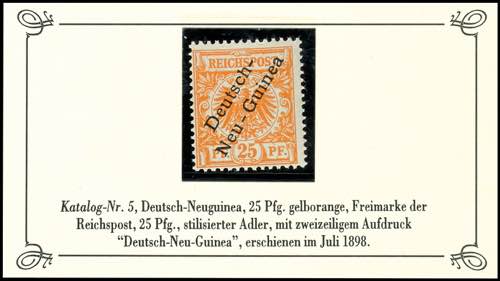 German New Guinea 25 penny crown / ... 
