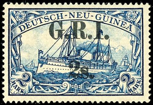 German New Guinea Occupation 2 s. ... 