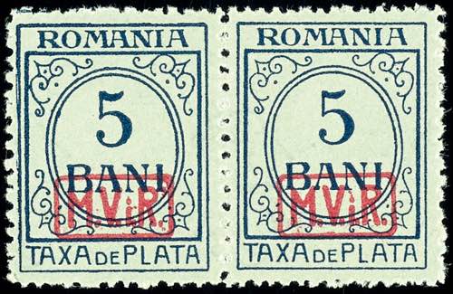 Romania Postage 5 and 10 B. ... 