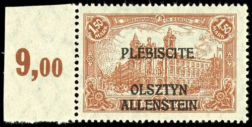 Allenstein 1, 50 Mark German Reich ... 