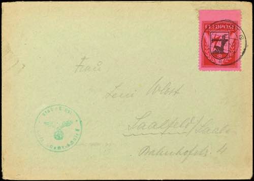 Field Post Stamps 4.4.1943, night ... 