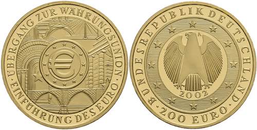 Münzen Bund ab 1946 200 Euro ... 
