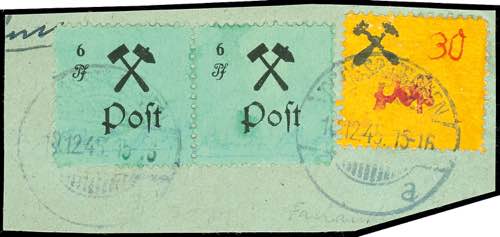 Großräschen 30 Pfg postal stamp ... 