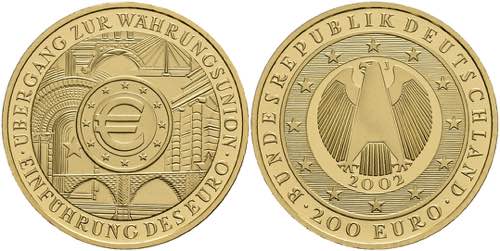Münzen Bund ab 1946 200 Euro ... 