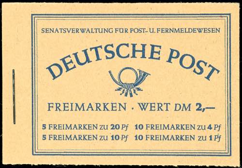 Stamp Booklet Berlin Berlin ... 