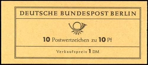 Stamp Booklet Berlin Duerer 1962, ... 