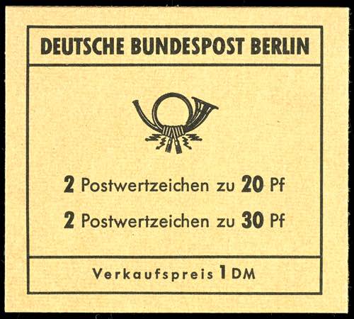 Stamp Booklet Berlin Brandenburg ... 