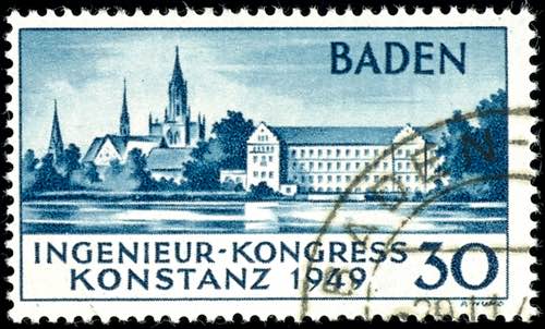 Baden 30 Pfg Constance, 2nd issue, ... 