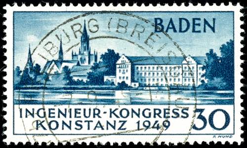 Baden 30 Pfg Constance, 2nd issue, ... 