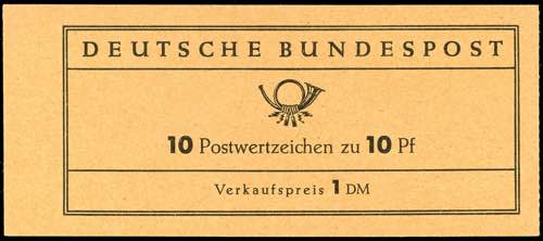Stamp booklet Duerer 1961 / 1963, ... 