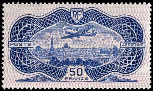 Frankreich 1936, 50 Franc Flugpost ... 