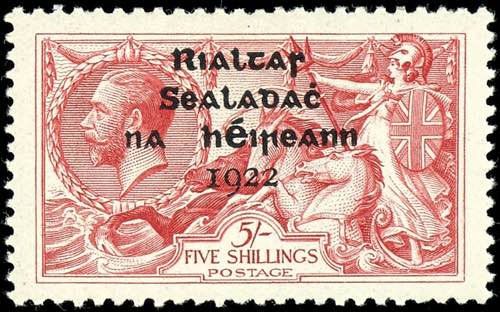 Ireland 1922, 5 Sc. Hippocampus ... 