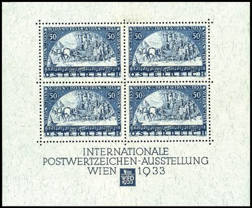 Austria WIPA souvenir sheet, ... 