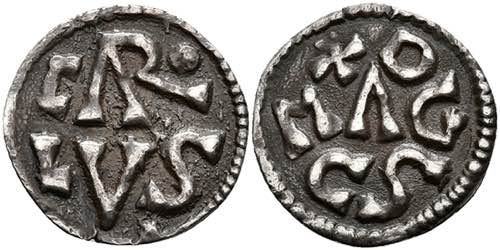 Münzen Denar (1,20g), vor 794, ... 