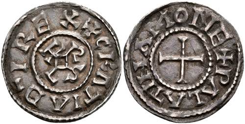Coins Denarius (1, 47 g), to 861, ... 
