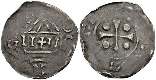Münzen Denar (1,67g), Arnulf von ... 