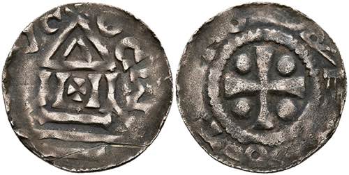 Münzen Pfennig (1,54g), Otto I., ... 