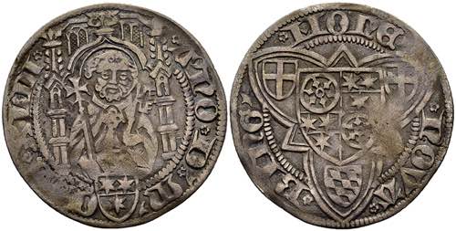 Coins White Pfennig, 1443, ... 