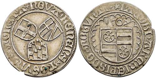 Münzen Groschen, 1507, Jakob von ... 