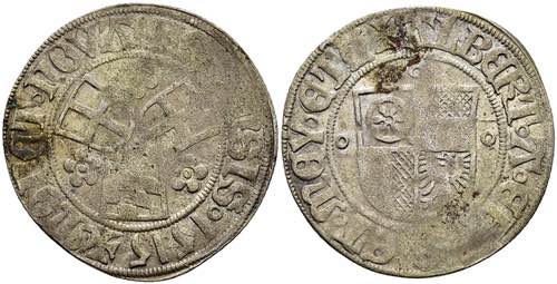 Coins Groschen, 1515, Albrecht II. ... 