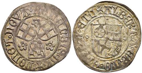 Coins Groschen, 1516, Albrecht II. ... 