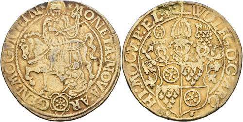 Münzen Taler, 1596, Wolfgang von ... 