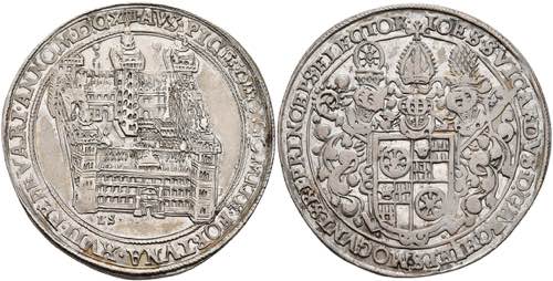 Münzen 1/2 Taler, 1614, Johann ... 