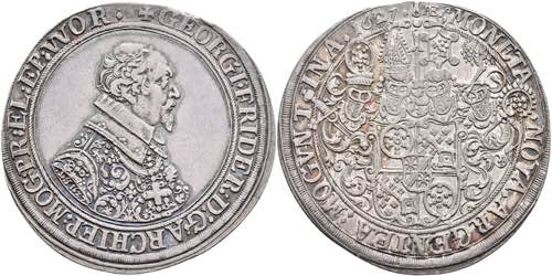 Coins Thaler, 1627, Georg ... 