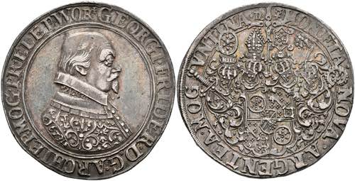 Coins Thaler, 1629, Johann ... 