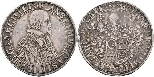 Coins Thaler, 1636, Anselm Casimir ... 