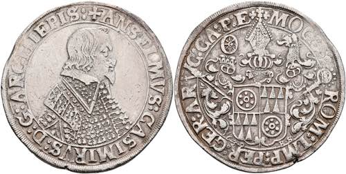 Coins Thaler, 1639, Anselm Casimir ... 