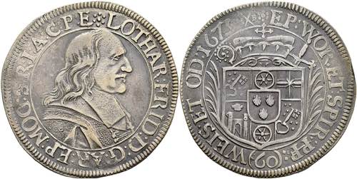 Coins Guilder (60 kreuzer), 1673, ... 
