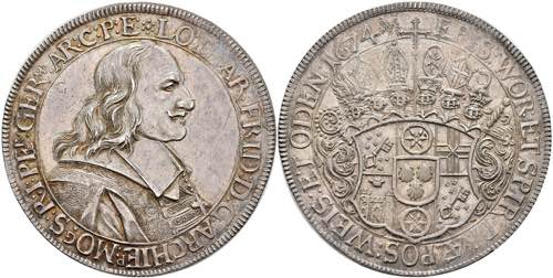 Coins Thaler, 1674, Lothar ... 