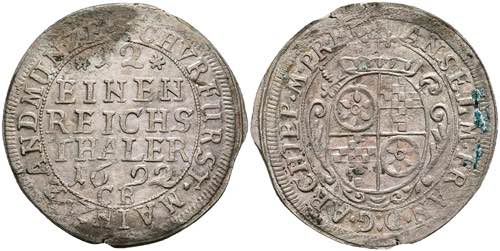 Coins 1 / 12 thaler, 1692, Anselm ... 
