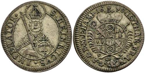 Coins Batzen (4 kreuzer), 1698, ... 