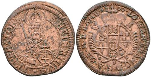 Coins Batzen (4 kreuzer), 1700, ... 