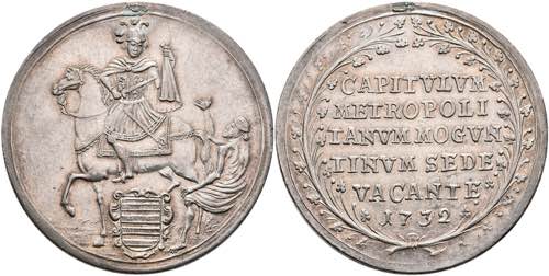 Coins 1 show thaler, 1732, sede ... 