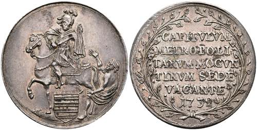 Coins 1 / 4 show thaler, 1732, ... 