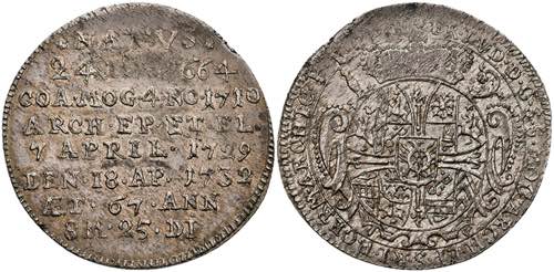 Münzen 1/8 Taler, 1732, Franz ... 