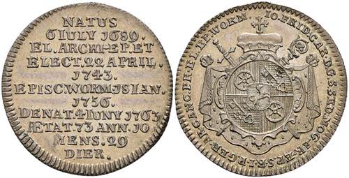 Coins Groschen, 1763, Johann ... 