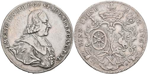 Coins Thaler, 1767, Emmerich ... 