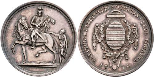 Coins 1 / 4 show thaler, 1774, ... 