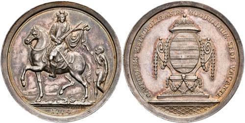 Coins Show thaler, 1774, sede ... 