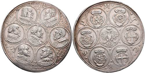 Medals RDR, silver medal (diameter ... 