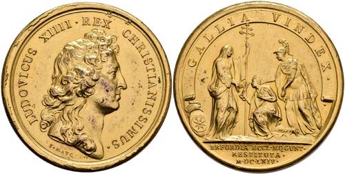 Medaillen Frankreich, Louis XIV., ... 